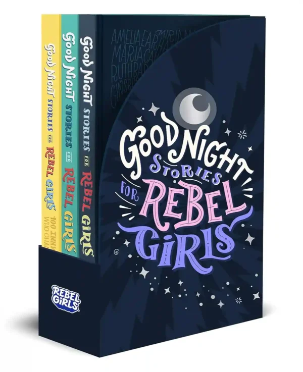 Good Night Stories for Rebel Girls (4 book series) Reading age 6 - 10 years
