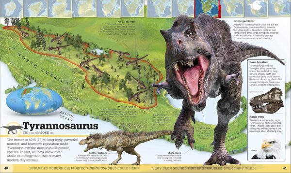 Dinosaur and Other Prehistoric Creatures Atlas: The Prehistoric World as You've Never Seen It Before (DK Where on Earth? Atlases) Soft cover - Image 3
