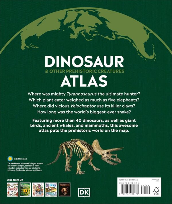 Dinosaur and Other Prehistoric Creatures Atlas: The Prehistoric World as You've Never Seen It Before (DK Where on Earth? Atlases) Soft cover - Image 8