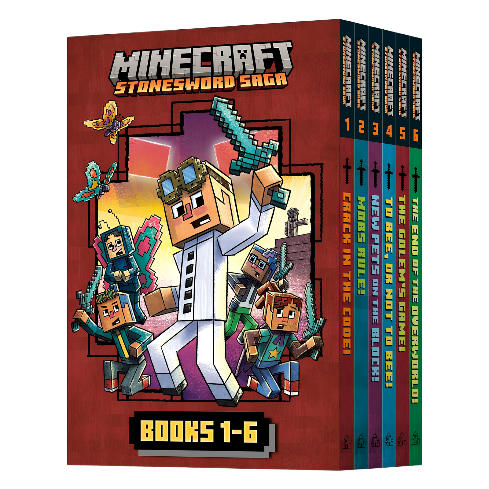 Minecraft Stonesword Saga (6 book series) by Nick Eliopulos