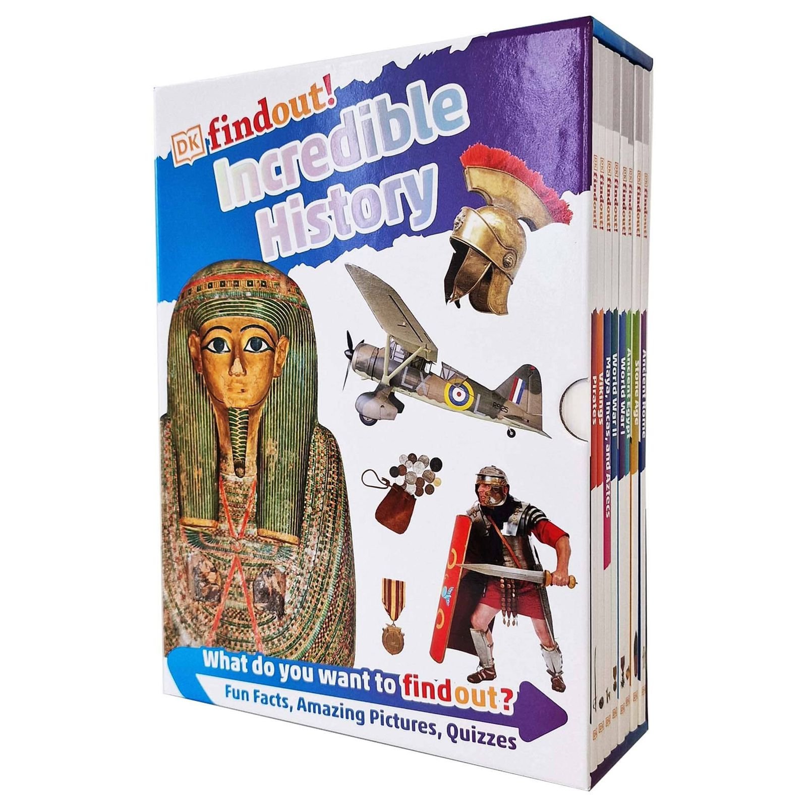 DK findout!: Incredible History Collection 8 Books Box Set by D.K. Publishing (Author)