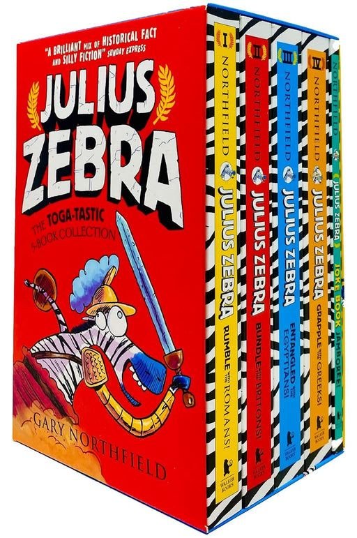 Julius Zebra Series The Toga-Tasic 5 Books 7 - 10 years