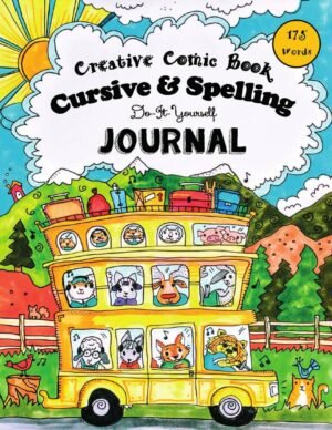 Creative Comic Book - Cursive & Spelling Journal Sarah Janisse Brown