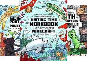 Unofficial Minecraft Homeschooling Workbooks by Thinki Reading age 8 - 12 yearsng Tree (5 books)