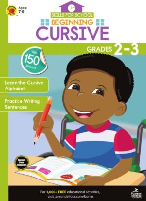 Skills For School - Beginning Cursive Brighter Child & Cars Reading age 7 - 8 yearson-Dellosa Publishing [Child, Brighter & Publishing, Carson-Dellosa]