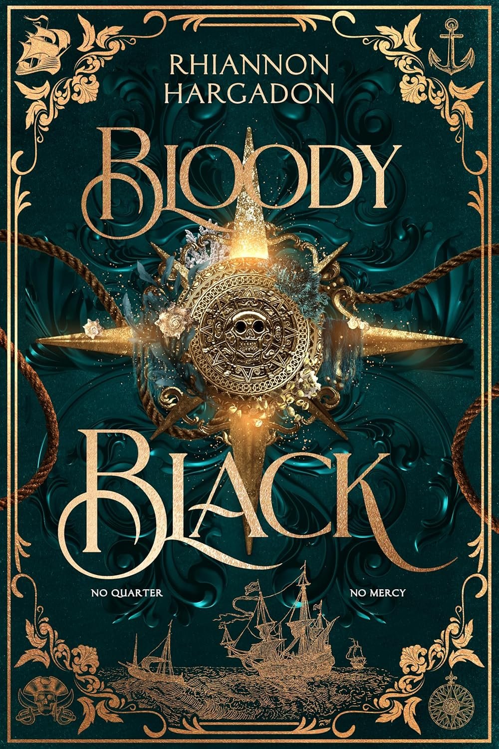 Bloody Black: A Pirate Dark Fantasy Romance by Rhiannon Hargadon