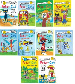 Pete the Cat (10 books) by Eric Litwin Reading age 3 &ndash; 6 years